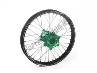 48126016117, Haan Wheels, Kit ruedas 19-2.15 negro a60 llanta-buje verde    , Nuevo