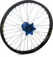 4811501935, Haan Wheels, Kit de roues 21-1,60 jante noire-moyeu bleu    , Nouveau