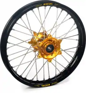 HAAN WHEELS 4817501932 kit ruedas 21-1,60 llanta negra-buje dorado - Lado inferior