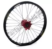 4815601536, Haan Wheels, Wheel kit 19-1.85 black rim-red hub    , New