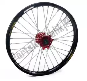 HAAN WHEELS 4811501936 wiel kit 21-1,60 black rim-red hub - Onderkant