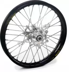 HAAN WHEELS 4815400331 kit de roues 16-1.85 jante noire-moyeu argent - La partie au fond