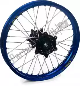 HAAN WHEELS 4812601653 kit de roues 19-2.15 jante bleue-moyeu noir - La partie au fond