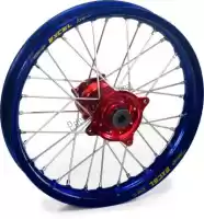 4815400256, Haan Wheels, Kit ruedas 14-1.60 llanta azul-buje rojo    , Nuevo