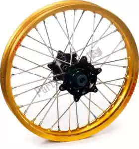 HAAN WHEELS 4815501923 kit de rodas 21-1.60 cubo preto aro dourado - Lado inferior