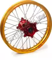 4811522126, Haan Wheels, Wiel kit 21-2,15 gold rim-red hub    , Nieuw