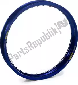 HAAN WHEELS 4811501952 wiel kit 21-1,60 blue rim-gold hub - Onderkant