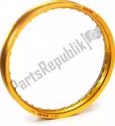 wiel kit 14-1,60 gold rim-orange hub van Haan Wheels, met onderdeel nummer 48131002210, bestel je hier online: