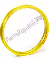 4811621544, Haan Wheels, Kit ruote 19-1.85 cerchio giallo-mozzo giallo    , Nuovo