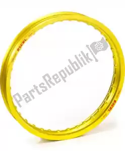 HAAN WHEELS 48136516410 kit de rodas 19-2.15 cubo amarelo aro laranja - Lado inferior