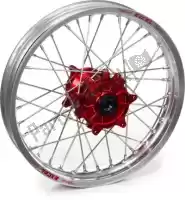 4815621516, Haan Wheels, Wheel kit 19-1.85 silver rim-red hub    , New