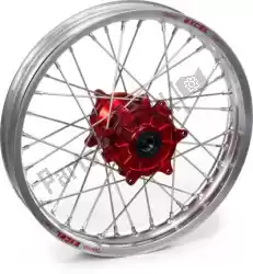 Here you can order the wheel kit 21-1,60 silver rim-red hub from Haan Wheels, with part number 4817501916: