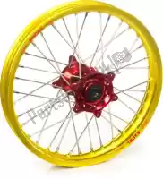 4811621546, Haan Wheels, Wheel kit 19-1.85 yellow rim-red hub    , New