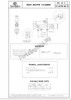 43147660, Brembo, maitre cylindre m cyl ps13c    , Nouveau