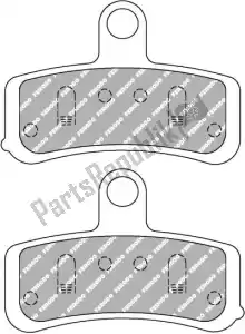 FERODO 0952250S brake pad fdb2250st brake pads sinter - Bottom side