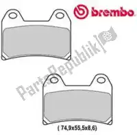 44970823, Brembo, Pastilha de freio z04 pastilhas de freio sinter racing    , Novo