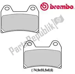 Ici, vous pouvez commander le plaquette de frein z04 plaquettes de frein sinter racing auprès de Brembo , avec le numéro de pièce 44970823: