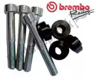 44302411, Brembo, Afstandbus hpk caliper kit 5mm black    , Nieuw