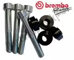 Here you can order the spacer hpk caliper kit 10mm black from Brembo, with part number 44302421: