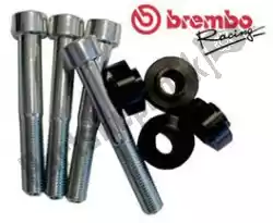 Aqui você pode pedir o kit de pinça espaçador hpk 7mm preto em Brembo , com o número da peça 44306115: