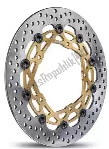 BREMBO 44173721 disc hpk supersport disc set, 320 x 5.5mm - Bottom side