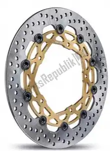 BREMBO 44173746 schijf hpk supersport disc set, 310 x 5,5mm - Onderkant