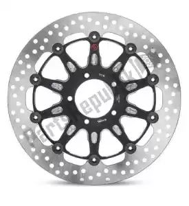 BREMBO 44173910 disc hpk groove disc set, 320 x 5.5mm - Bottom side