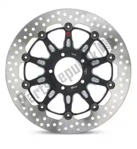 BREMBO 44173925 disc set di dischi scanalati hpk, 320 x 5,5 mm - Il fondo