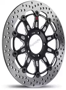 BREMBO 44173921 disc hpk groove disc set, 320 x 5.5mm - Upper side