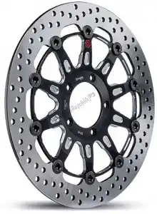 BREMBO 44173925 disc set di dischi scanalati hpk, 320 x 5,5 mm - Lato superiore