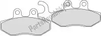 0952142E, Ferodo, Brake pad fdb2142ef brake pads organic    , New