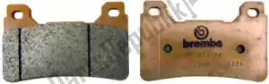 BREMBO 42458648 brake pad z04 brake pads sinter racing - Bottom side