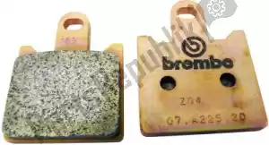 BREMBO 42458650 brake pad z04 brake pads sinter racing - Bottom side