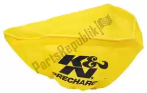 K&N 13765907 filter, air wrap su-6590py - Bottom side