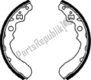 FERODO 097934 shoe fsb934 brake shoes - Bottom side