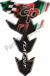 PRINT 60817545 protector de deposito aprilia - Lado inferior