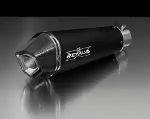 REMUS 096702857015 exh set hipercono acero inoxidable negro eec - Lado inferior