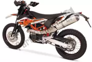 REMUS 014882655008 exh set corsa in titanio esacone - Lato destro