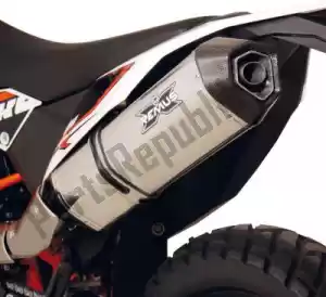 REMUS 014882655008 exh set corsa in titanio esacone - Lato sinistro