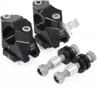 3138000B, Gilles, Handlebar adjustable riser 2dgt, black    , New