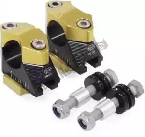 GILLES 3132017BG handlebar adjustable riser 2dgt, black-gold - Bottom side