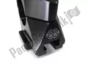GILLES 3132007B handlebar adjustable riser 2dgt, black - Upper side