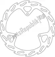 6200110240, Moto Master, Schijf 110240, flame fixed disc 198    , Nieuw