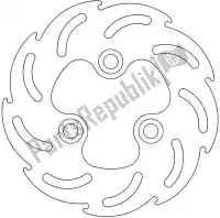 6200110245, Moto Master, Disc 110245, flame fixed disc 155    , New