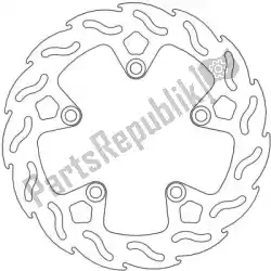 schijf 110280, flame fixed disc 245 van Moto Master, met onderdeel nummer 6200110280, bestel je hier online: