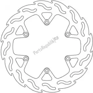 MOTO MASTER 6200110312 disco 110312, disco fixo por chama 240 - Lado inferior