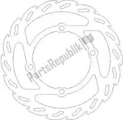 Here you can order the disc 110331, flame fixed disc 160 from Moto Master, with part number 6200110331: