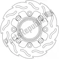 6200110336, Moto Master, Schijf 110336, flame fixed disc 220    , Nieuw