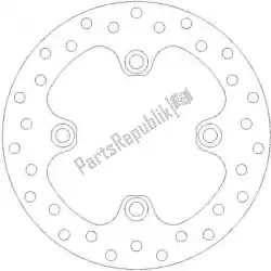 schijf 110346, round fixed disc 200 van Moto Master, met onderdeel nummer 6230110346, bestel je hier online: