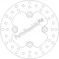 6230110347, Moto Master, Schijf 110347, round fixed disc 200    , Nieuw